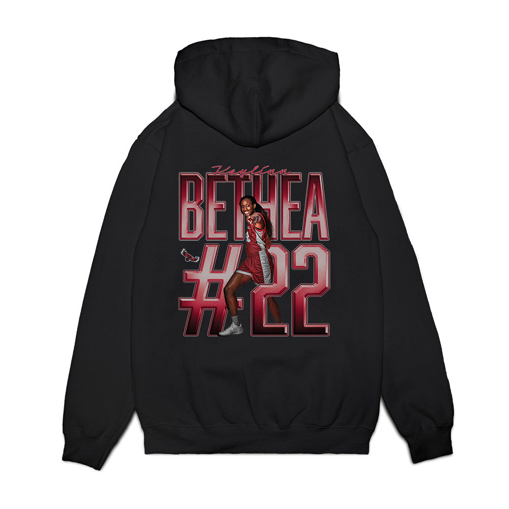 St. Joe's - NCAA Women's Basketball : Kaylinn Bethea - Collage Premium Hooded Sweatshirt-1