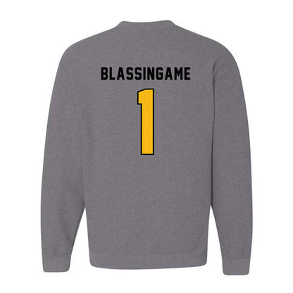 Idaho - NCAA Men's Basketball : Trevon Blassingame - Joe Mascot Crewneck Sweatshirt-1