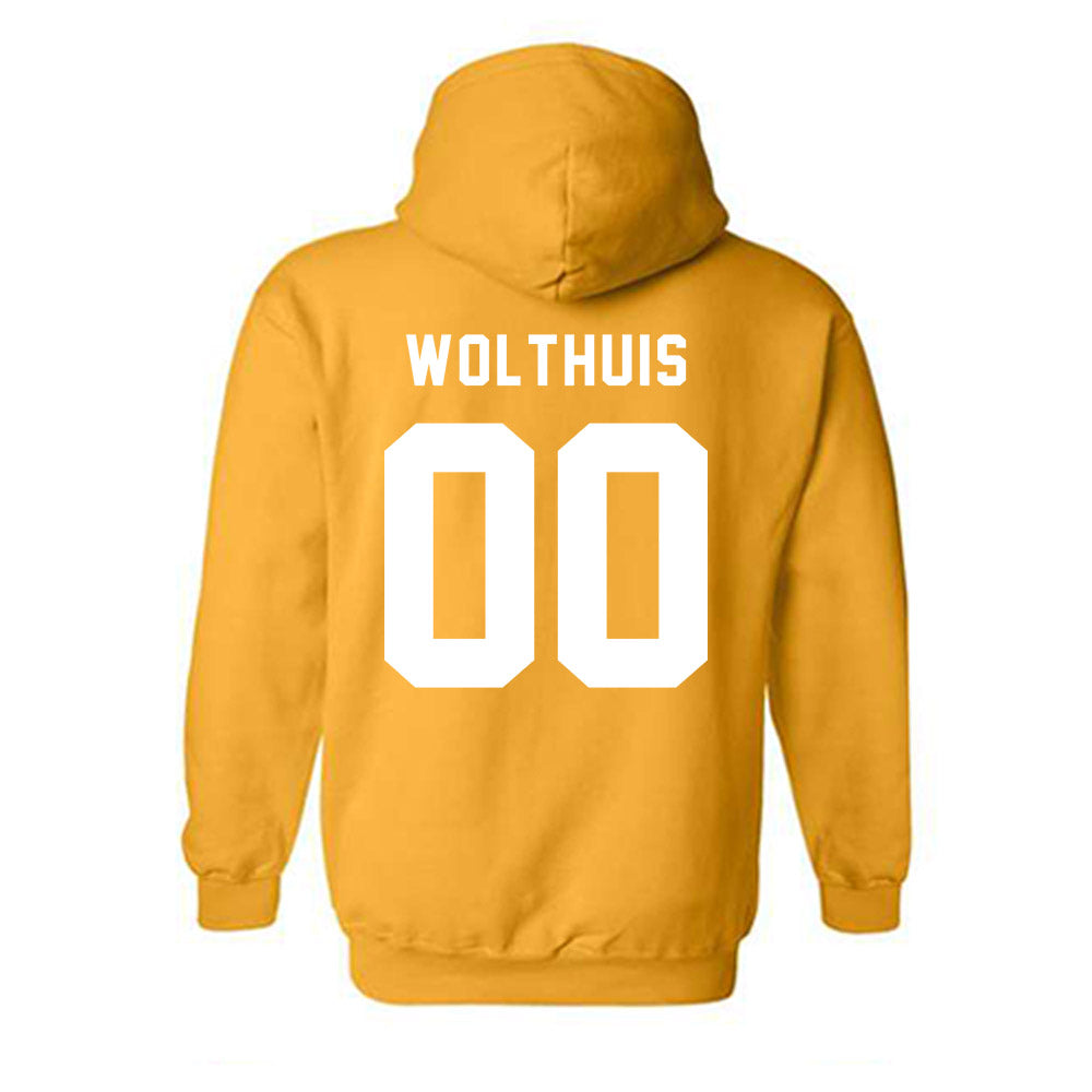 Idaho - NCAA Football : Dom Wolthuis - VANDALS Hooded Sweatshirt-1