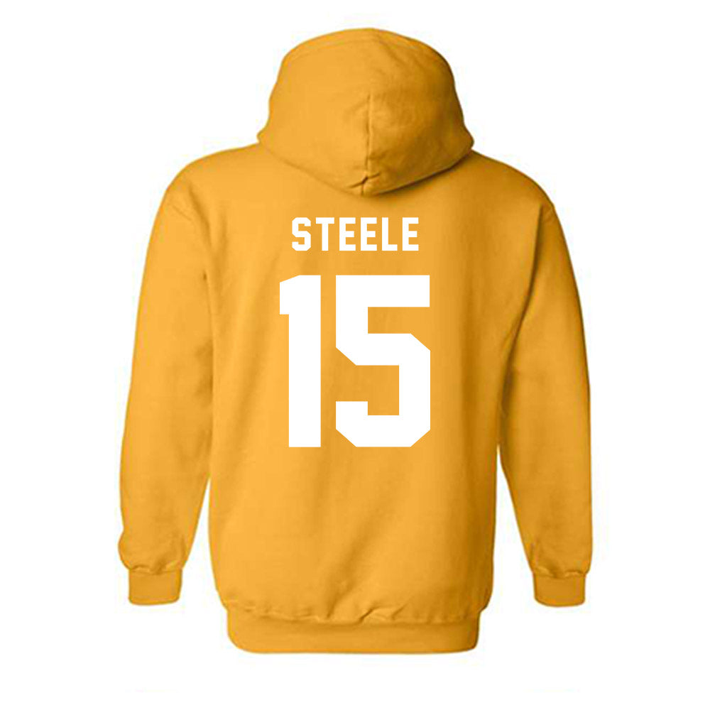 Idaho - NCAA Men's Basketball : Ewan Steele - VANDALS Hooded Sweatshirt-1