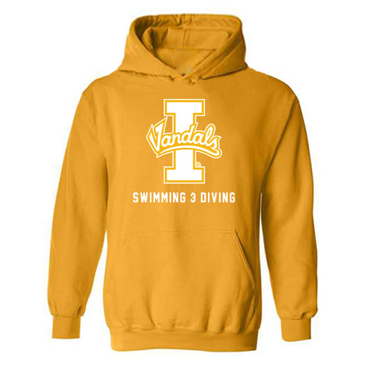Idaho - NCAA Women's Swimming & Diving : Kirsten Sautel - VANDALS Hooded Sweatshirt-0