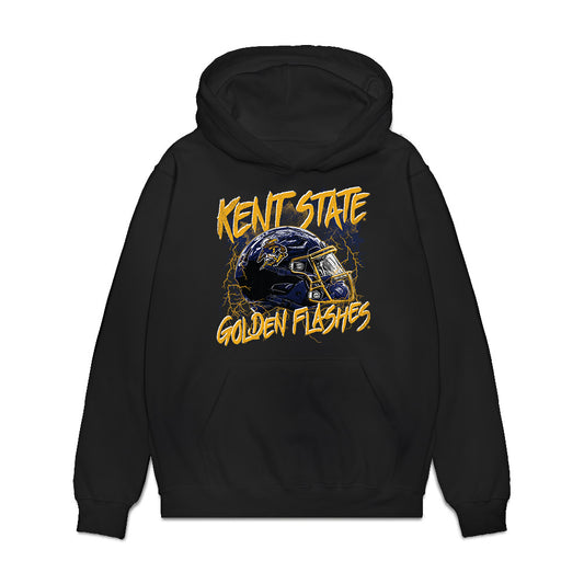 Kent State - NCAA Football : Vintage Football v1 Premium Hooded Sweatshirt-0