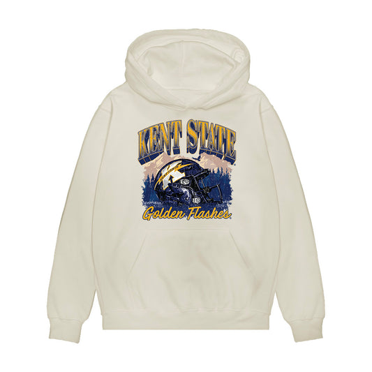 Kent State - NCAA Football : Vintage Football v2 Premium Hooded Sweatshirt-0