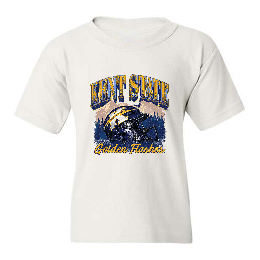 Kent State - NCAA Football : Vintage Football v2 Youth T-Shirt-0