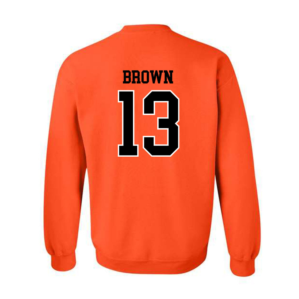 Oregon State - NCAA Football : Jeremiah Brown - Classic Shersey Crewneck Sweatshirt-1