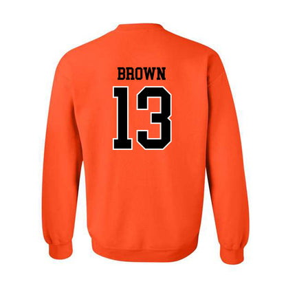 Oregon State - NCAA Football : Jeremiah Brown - Classic Shersey Crewneck Sweatshirt-1