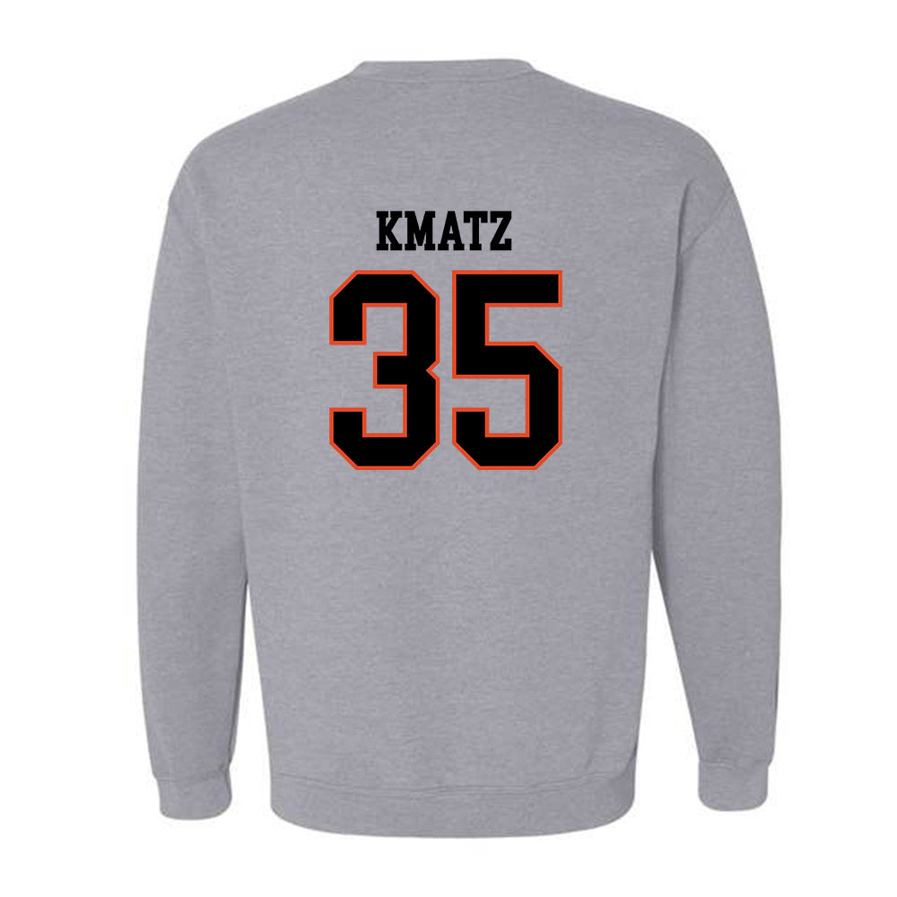 Oregon State - NCAA Baseball : Zach Kmatz - Classic Shersey Crewneck Sweatshirt-1