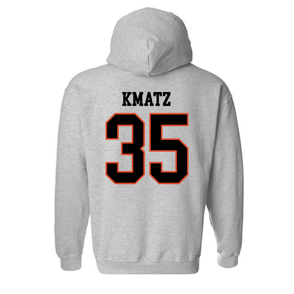 Oregon State - NCAA Baseball : Zach Kmatz - Classic Shersey Hooded Sweatshirt-1