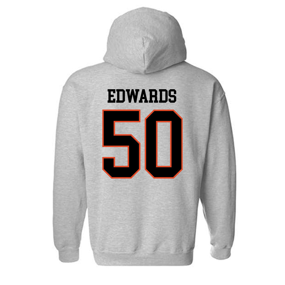 Oregon State - NCAA Baseball : Zach Edwards - Classic Shersey Hooded Sweatshirt-1