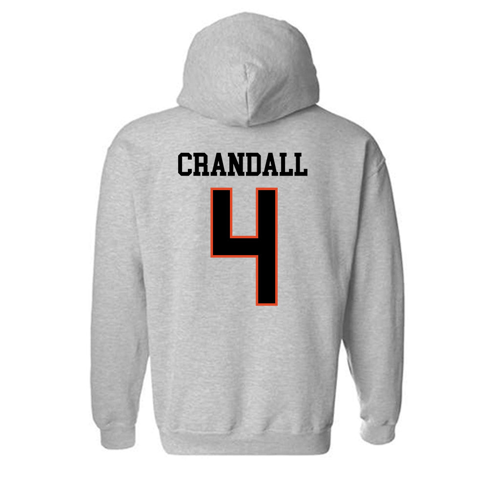 Oregon State - NCAA Football : TJ Crandall - Classic Shersey Hooded Sweatshirt-1