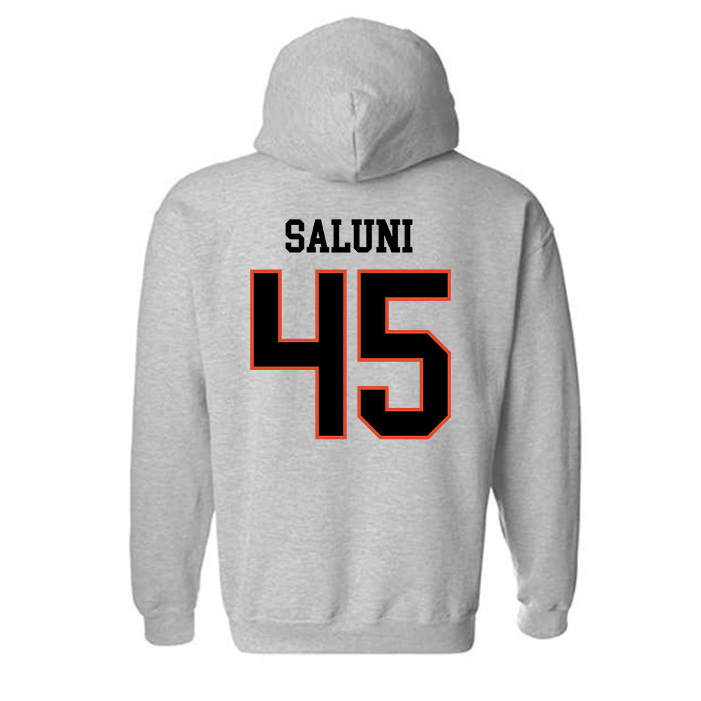 Oregon State - NCAA Football : Semisi Saluni - Classic Shersey Hooded Sweatshirt-1