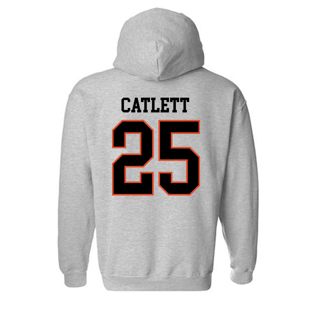 Oregon State - NCAA Men's Soccer : John Catlett - Classic Shersey Hooded Sweatshirt-1