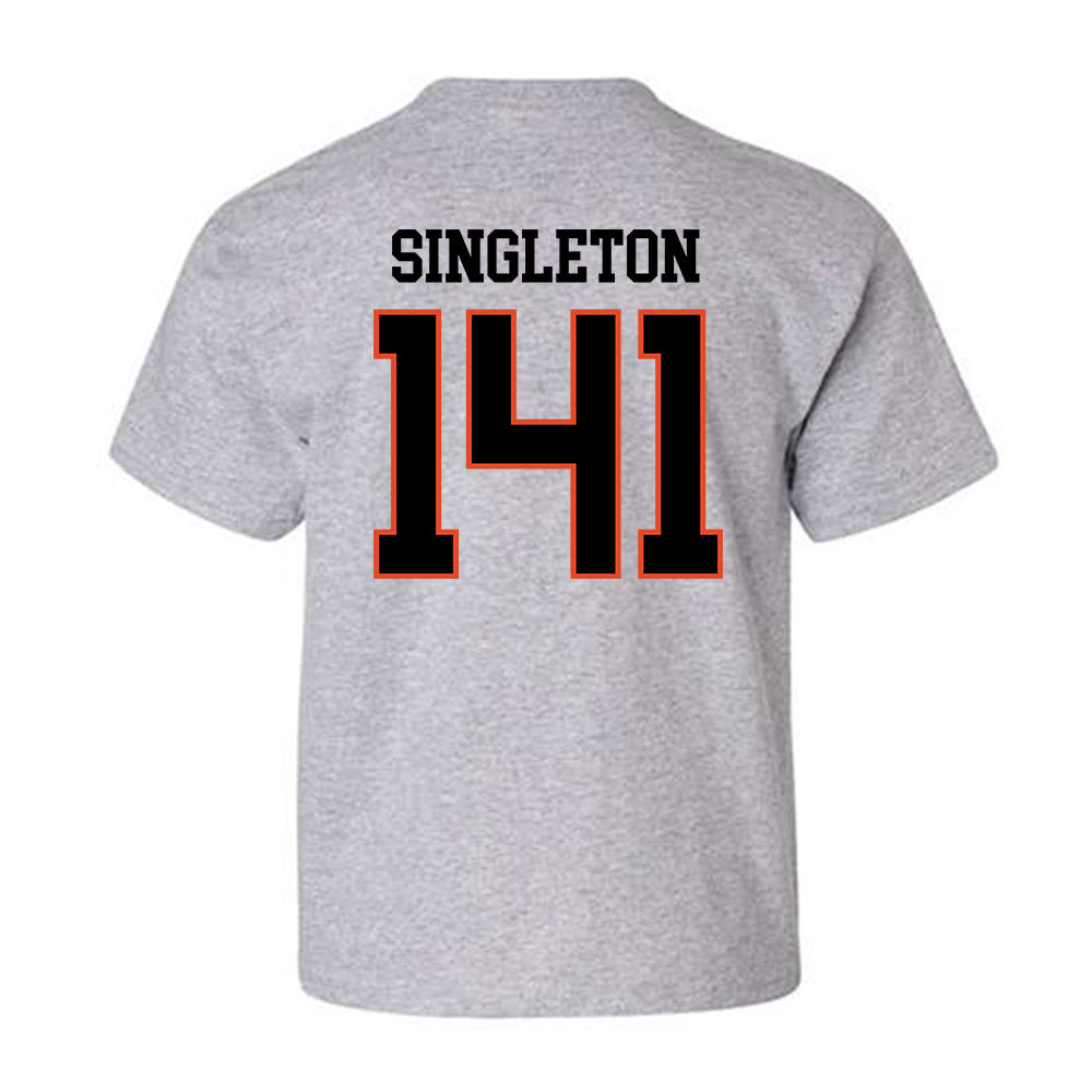 Oregon State - NCAA Wrestling : Nash Singleton - Classic Shersey Youth T-Shirt-1