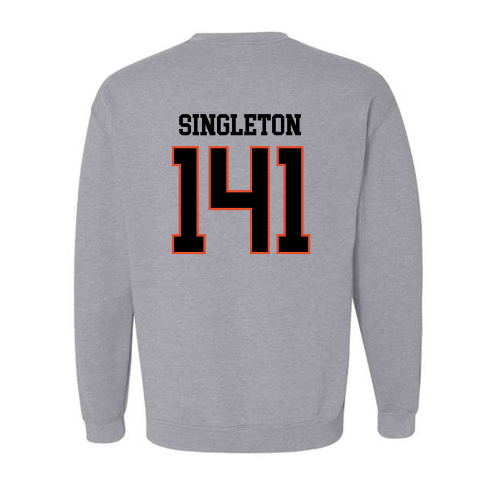 Oregon State - NCAA Wrestling : Nash Singleton - Classic Shersey Crewneck Sweatshirt-1