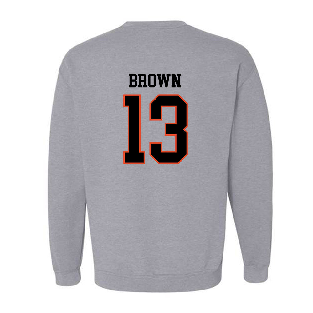 Oregon State - NCAA Football : Jeremiah Brown - Classic Shersey Crewneck Sweatshirt-1