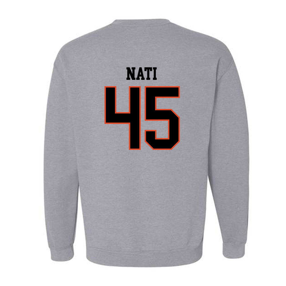 Oregon State - NCAA Baseball : Joshua Nati - Classic Shersey Crewneck Sweatshirt-1