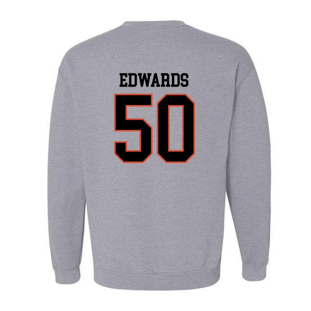 Oregon State - NCAA Baseball : Zach Edwards - Classic Shersey Crewneck Sweatshirt-1