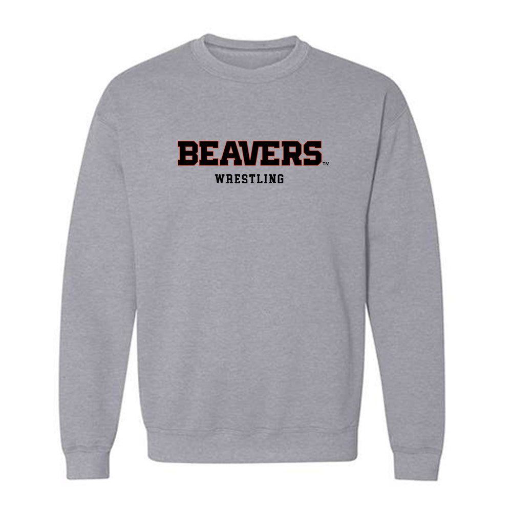 Oregon State - NCAA Wrestling : keller rock - Classic Shersey Crewneck Sweatshirt-0