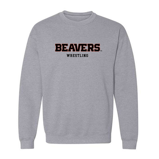 Oregon State - NCAA Wrestling : Nash Singleton - Classic Shersey Crewneck Sweatshirt-0