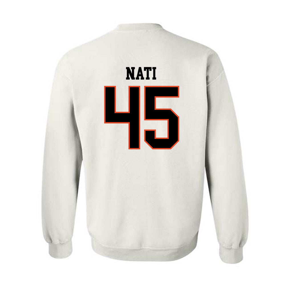 Oregon State - NCAA Baseball : Joshua Nati - Classic Shersey Crewneck Sweatshirt-1
