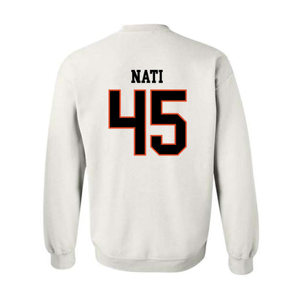 Oregon State - NCAA Baseball : Joshua Nati - Classic Shersey Crewneck Sweatshirt-1