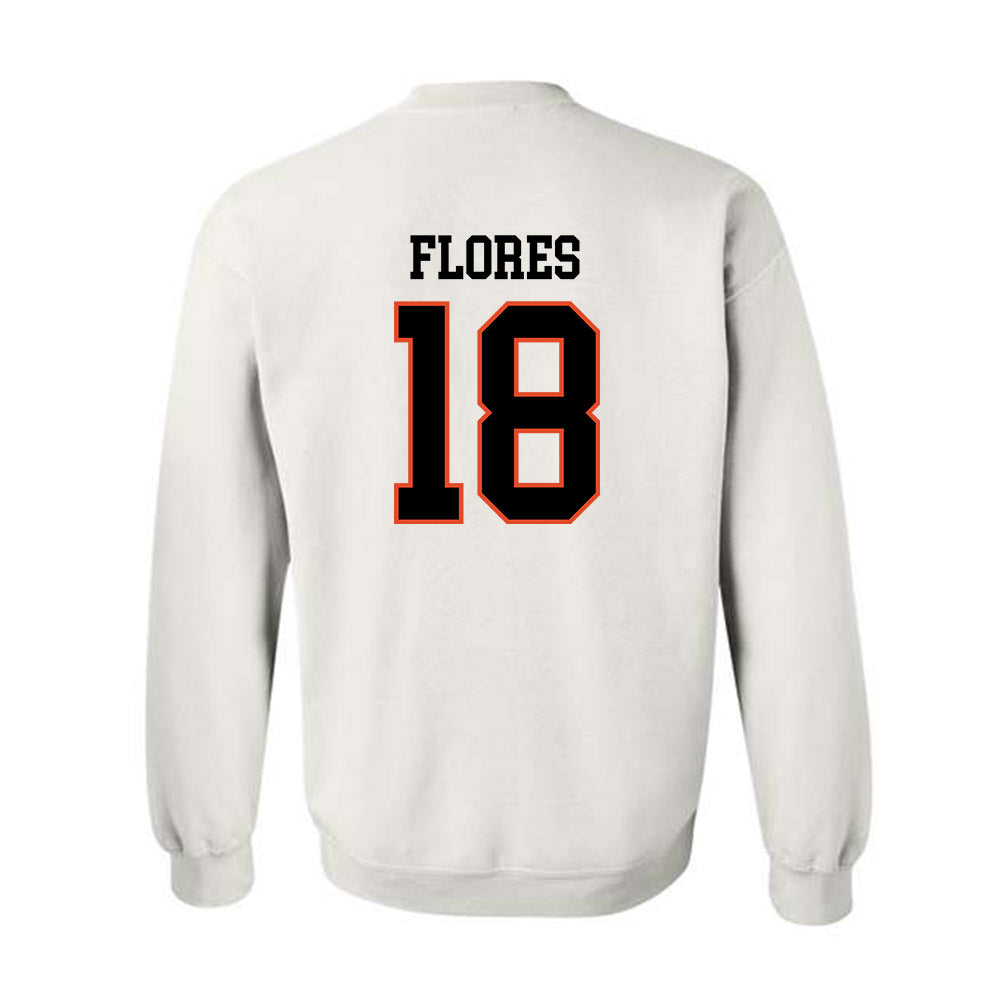 Oregon State - NCAA Softball : Justice Flores - Classic Shersey Crewneck Sweatshirt-1