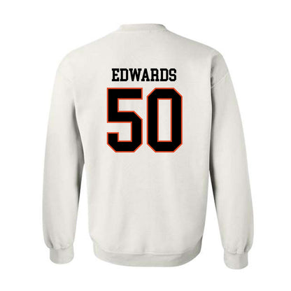 Oregon State - NCAA Baseball : Zach Edwards - Classic Shersey Crewneck Sweatshirt-1