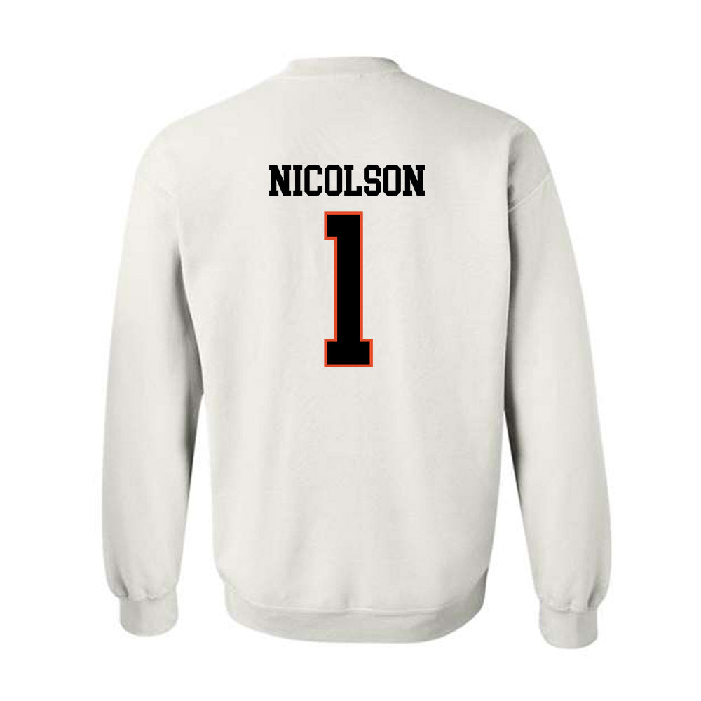 Oregon State - NCAA Men's Soccer : John Nicolson - Classic Shersey Crewneck Sweatshirt-1