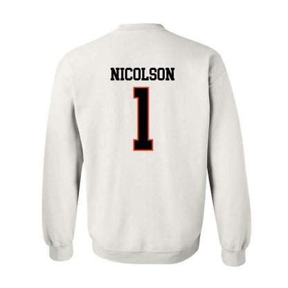 Oregon State - NCAA Men's Soccer : John Nicolson - Classic Shersey Crewneck Sweatshirt-1