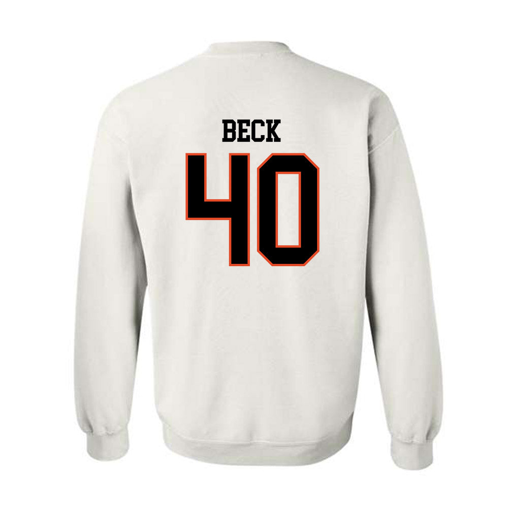 Oregon State - NCAA Baseball : Kameron Beck - Classic Shersey Crewneck Sweatshirt-1