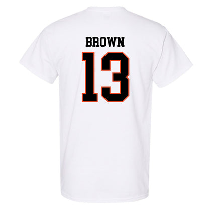 Oregon State - NCAA Football : Jeremiah Brown - Classic Shersey T-Shirt-1