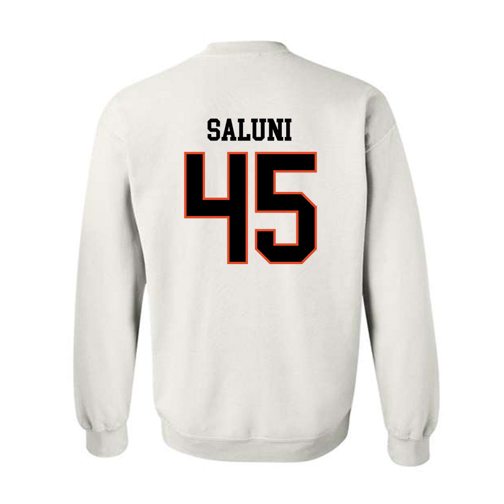 Oregon State - NCAA Football : Semisi Saluni - Classic Shersey Crewneck Sweatshirt-1