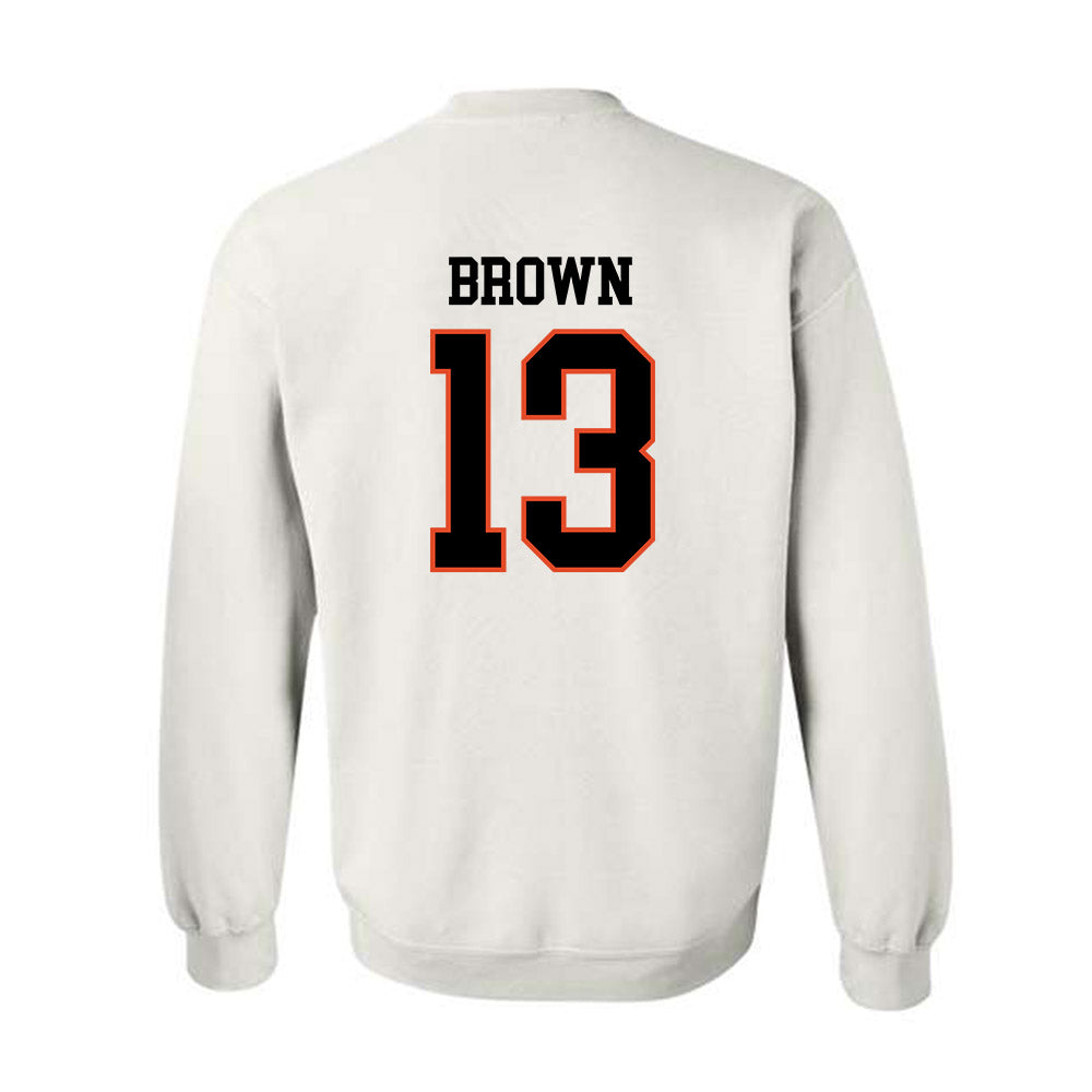 Oregon State - NCAA Football : Jeremiah Brown - Classic Shersey Crewneck Sweatshirt-1