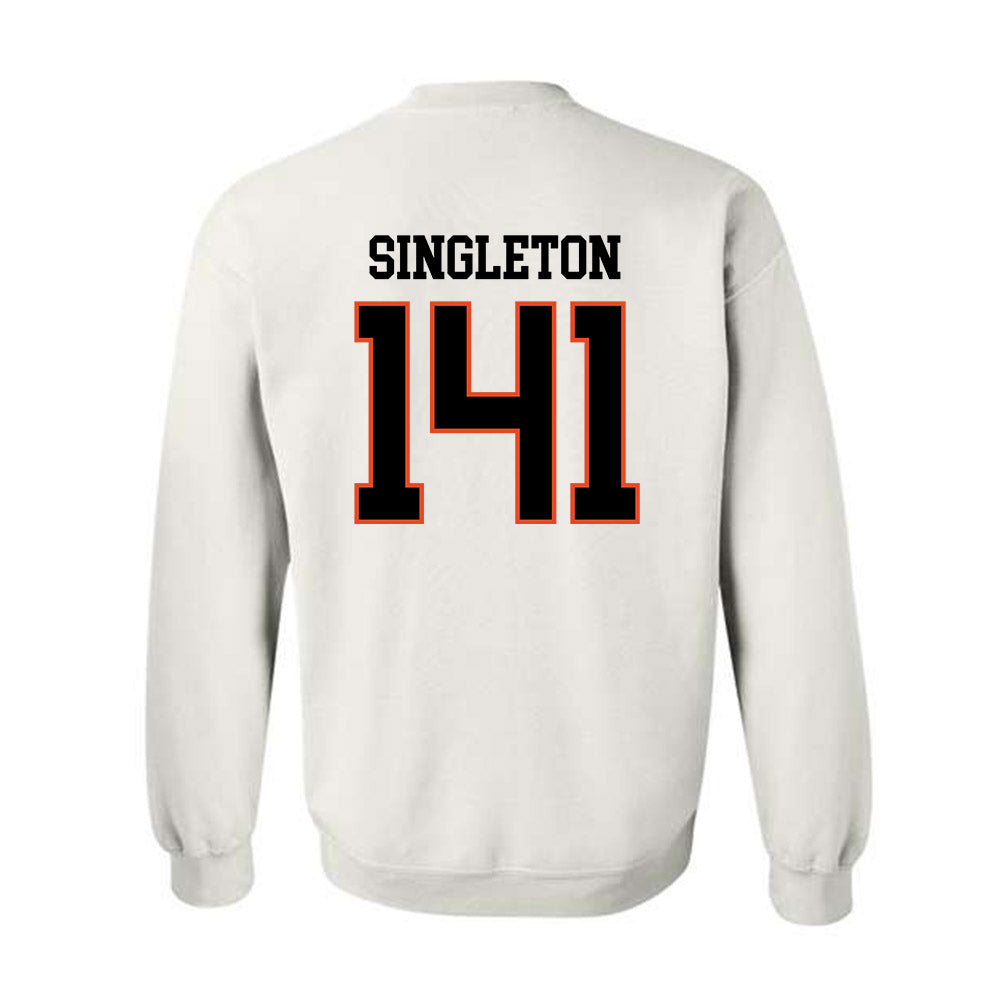 Oregon State - NCAA Wrestling : Nash Singleton - Classic Shersey Crewneck Sweatshirt-1