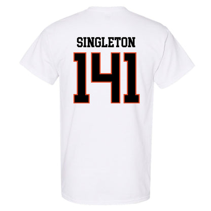 Oregon State - NCAA Wrestling : Nash Singleton - Classic Shersey T-Shirt-1