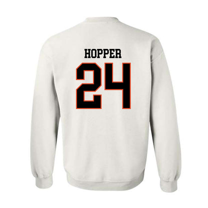Oregon State - NCAA Football : Tyjai Hopper - Classic Shersey Crewneck Sweatshirt-1