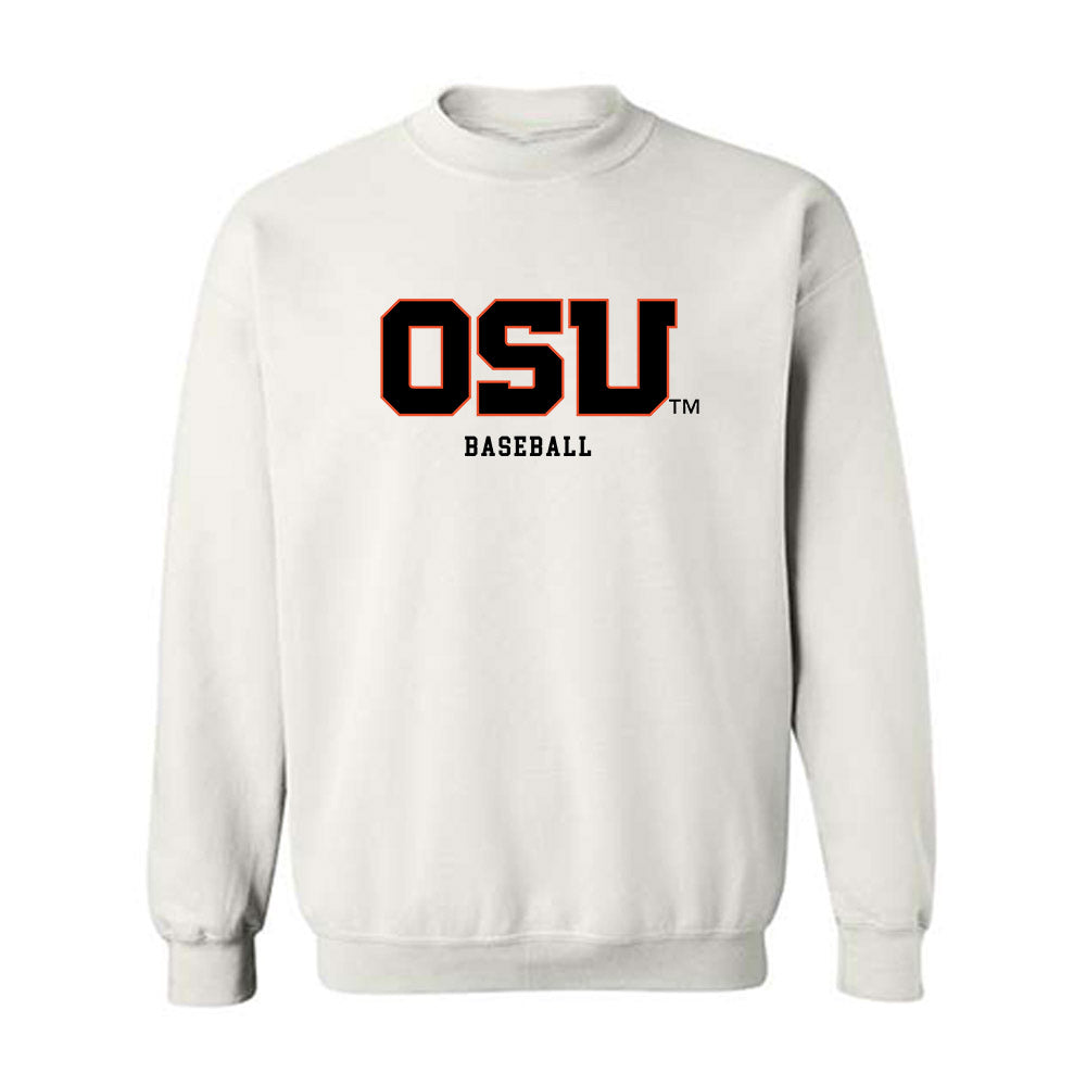 Oregon State - NCAA Baseball : Isaac Yeager - Classic Shersey Crewneck Sweatshirt-0