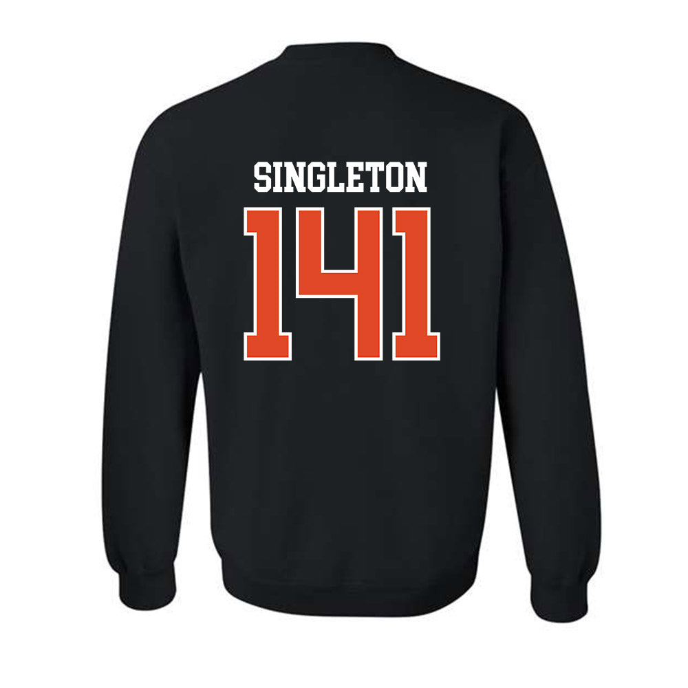Oregon State - NCAA Wrestling : Nash Singleton - Classic Shersey Crewneck Sweatshirt-1