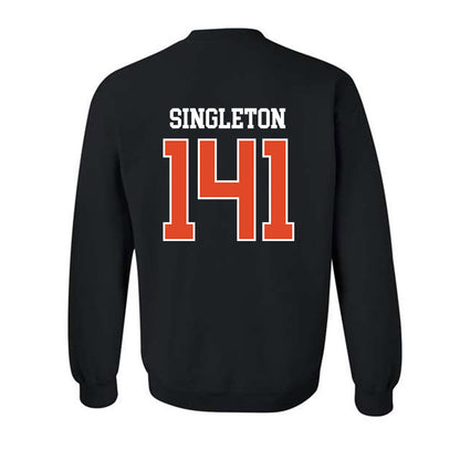Oregon State - NCAA Wrestling : Nash Singleton - Classic Shersey Crewneck Sweatshirt-1