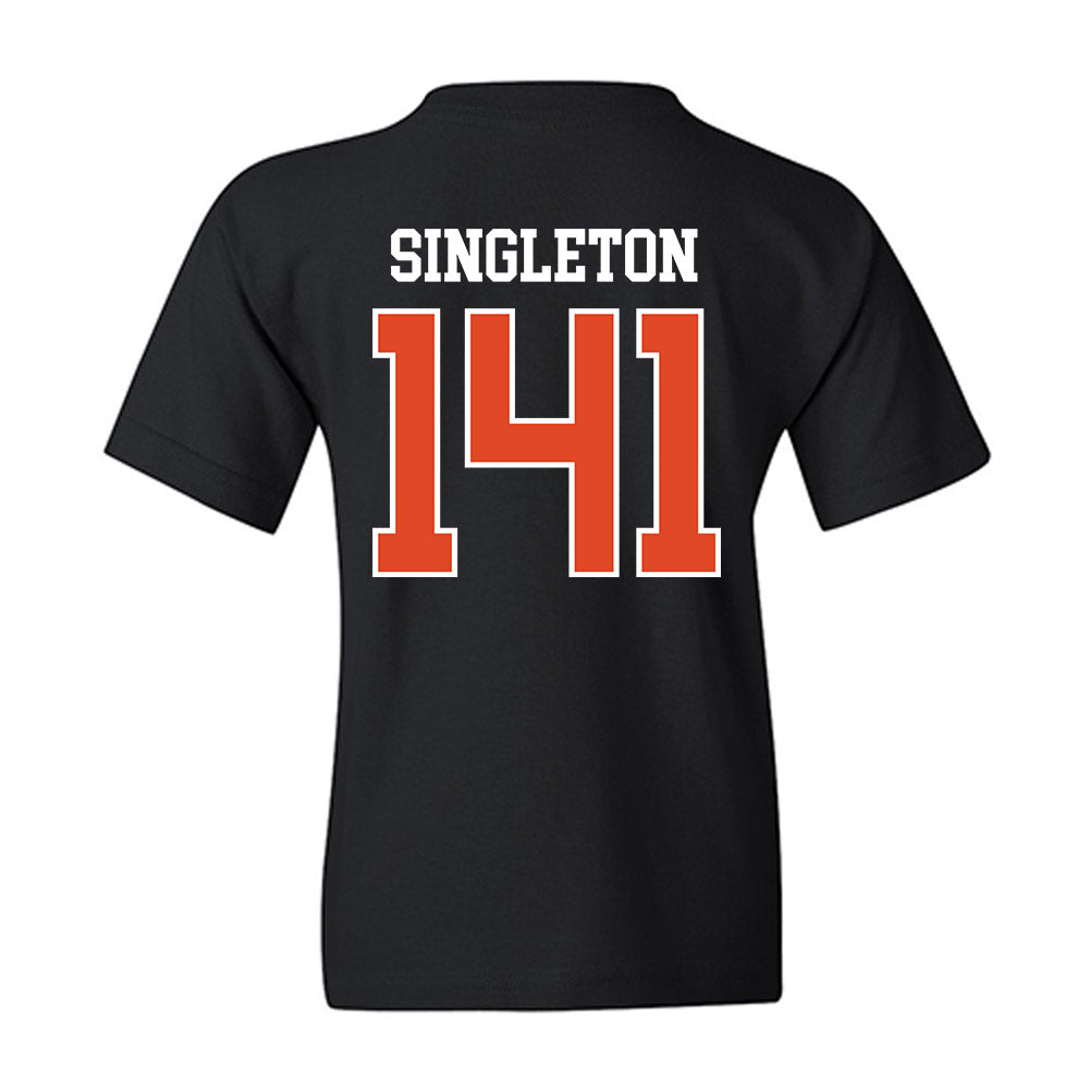 Oregon State - NCAA Wrestling : Nash Singleton - Classic Shersey Youth T-Shirt-1