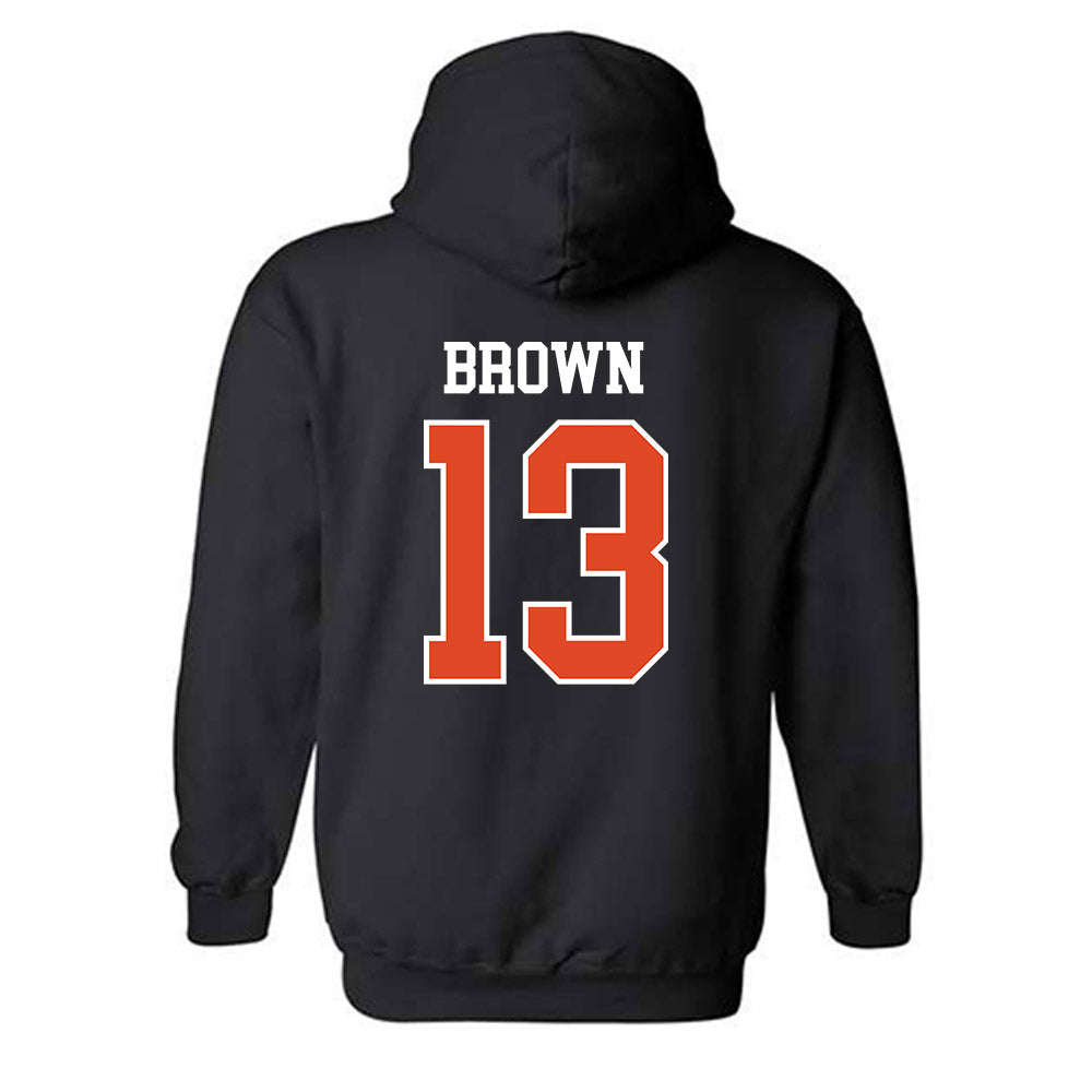 Oregon State - NCAA Football : Jeremiah Brown - Classic Shersey Hooded Sweatshirt-1