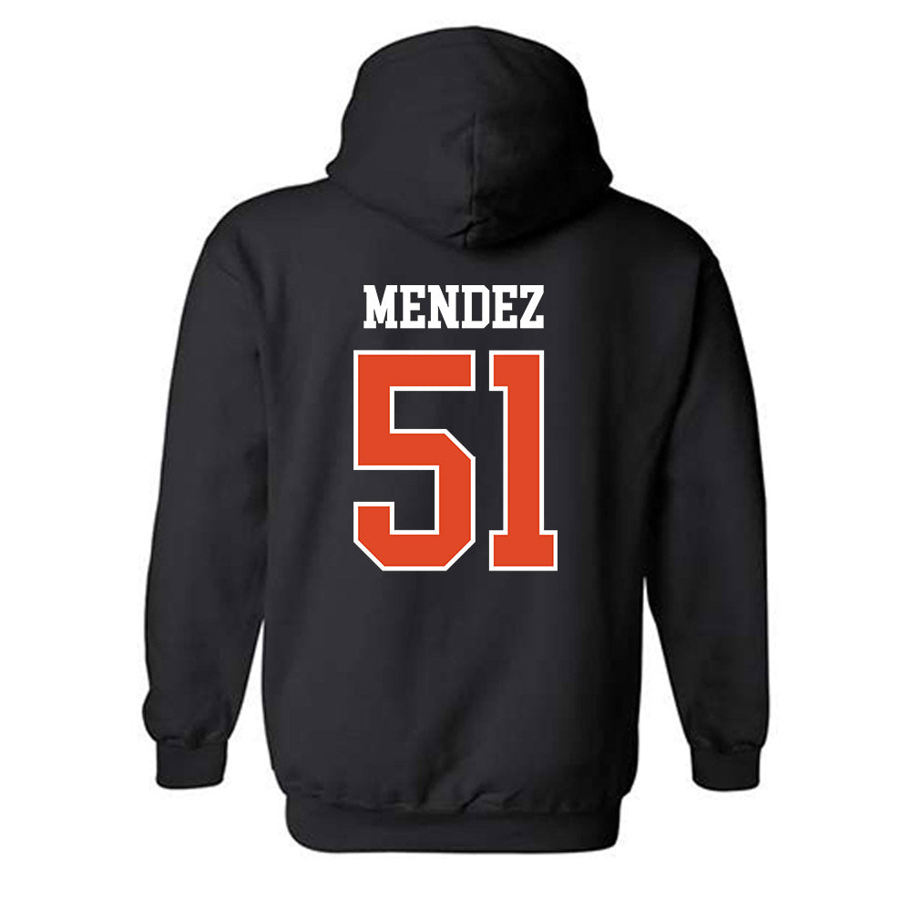 Oregon State - NCAA Baseball : Connor Mendez - Classic Shersey Hooded Sweatshirt-1