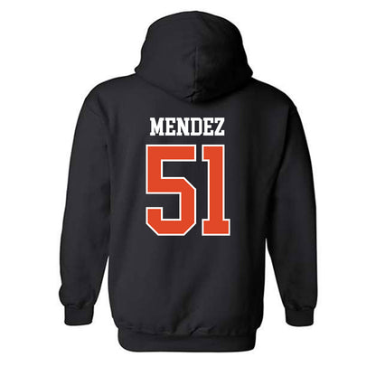 Oregon State - NCAA Baseball : Connor Mendez - Classic Shersey Hooded Sweatshirt-1