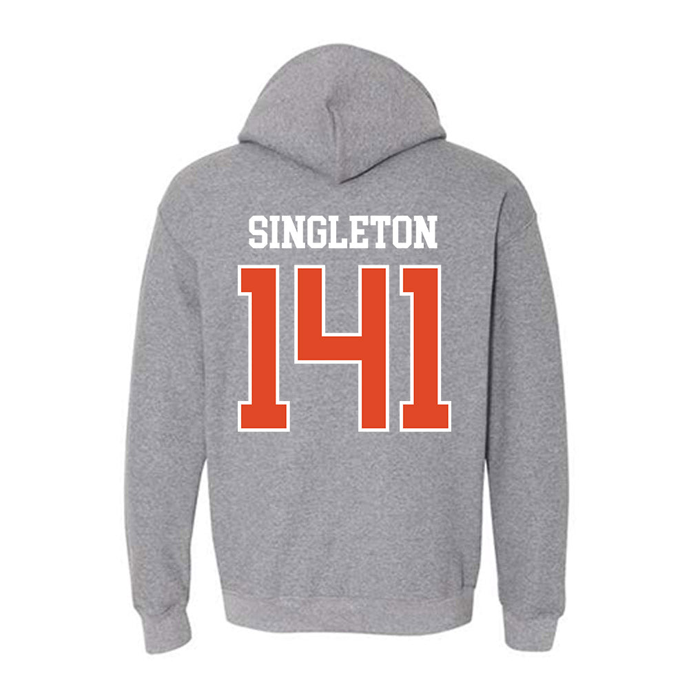Oregon State - NCAA Wrestling : Nash Singleton - Classic Shersey Hooded Sweatshirt-1