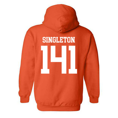 Oregon State - NCAA Wrestling : Nash Singleton - Classic Shersey Hooded Sweatshirt-1
