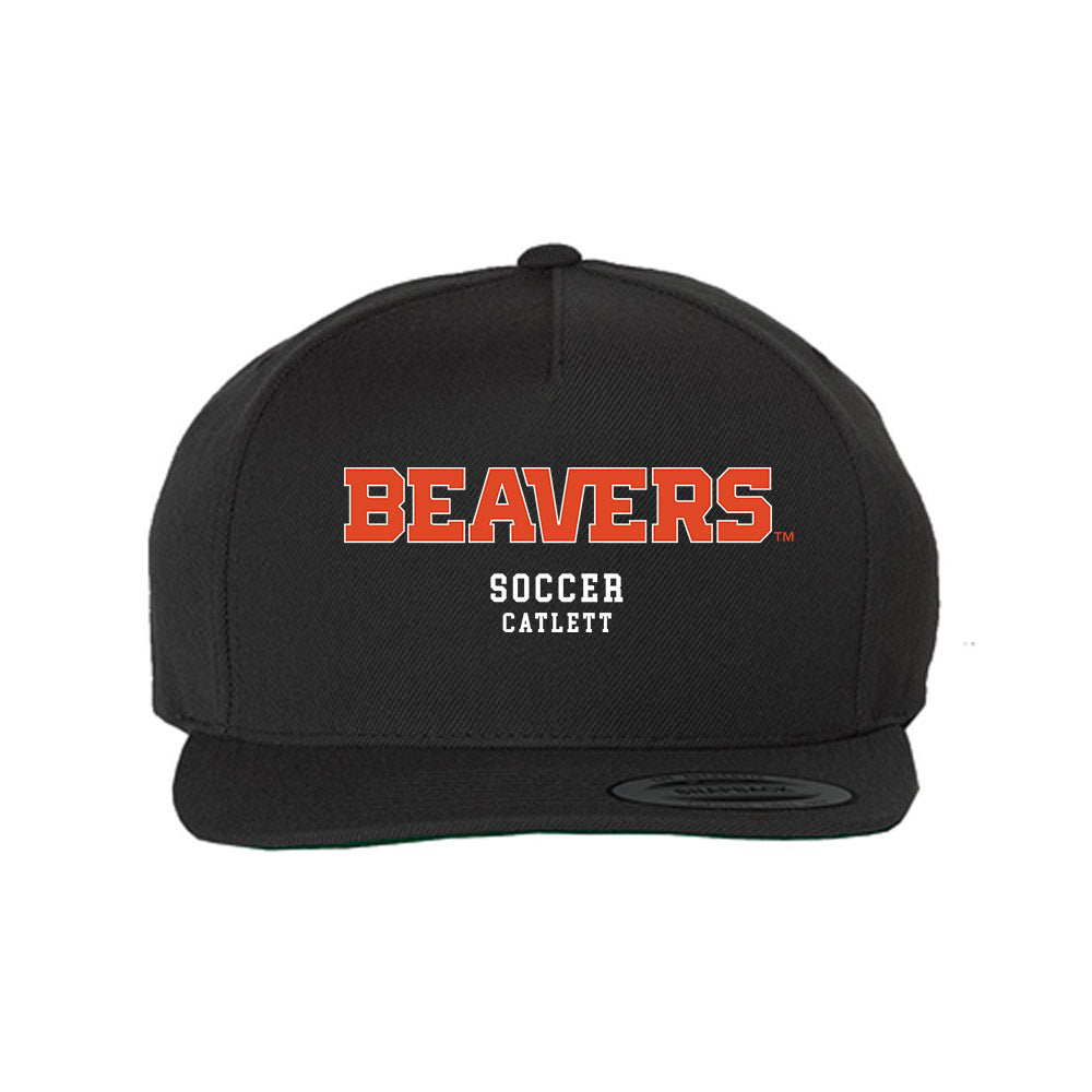 Oregon State - NCAA Men's Soccer : John Catlett - Snapback Hat-0