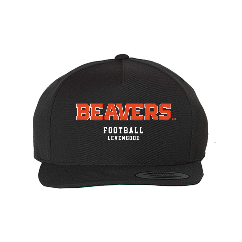 Oregon State - NCAA Football : Luke Levengood - Snapback Hat-0