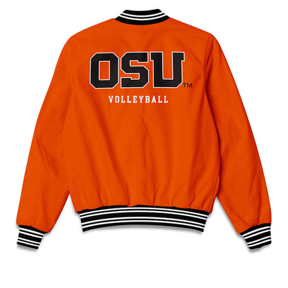 Oregon State - NCAA Women's Volleyball : Alana Marrs - Bomber Jacket-1