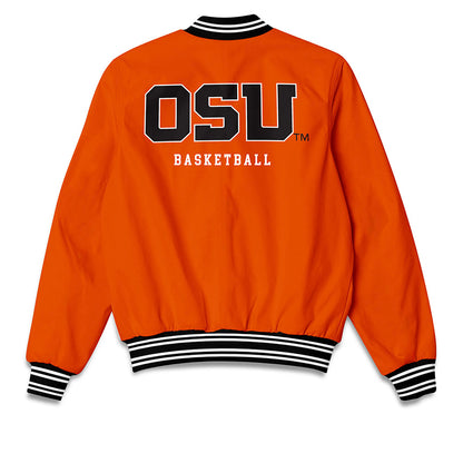 Oregon State - NCAA Men's Basketball : Desmond White - Bomber Jacket-1
