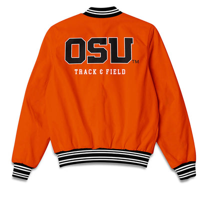 Oregon State - NCAA Women's Track & Field : Jaida Bell - Bomber Jacket-1